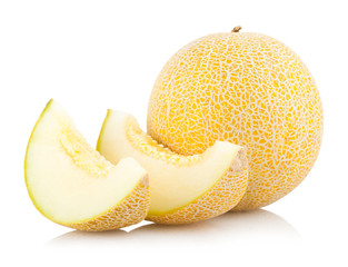 melon with slices