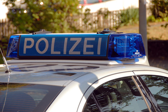 Polizei, Blaulicht, Peterwagen, Streifenwagen, Hamburg