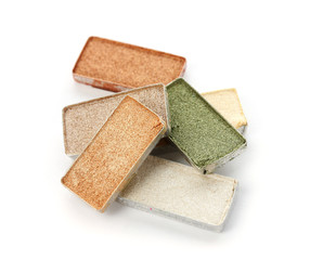 eyes shadow isolated on white