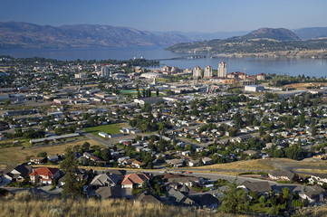 Kelowna and Okanagan Lake