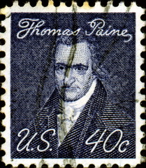 Thomas Paine. 1737 - 1809. US Postage.