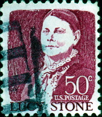 Lucy Stone. 1818 - 1893. US Postage.