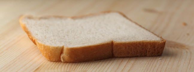 Slice of white bread