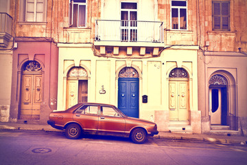 Fototapeta na wymiar Streets of Malta