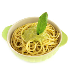 Pasta with pesto
