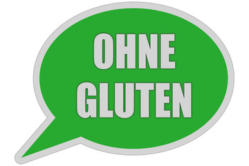 SP-Sticker gr&uuml;n OHNE GLUTEN