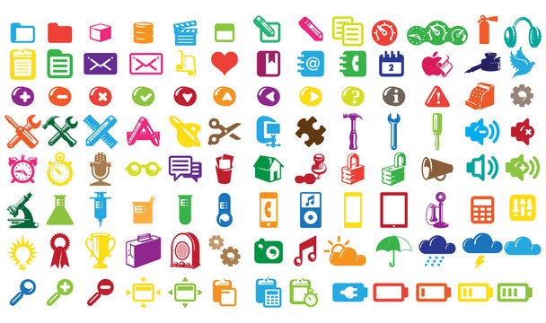 0201 Colorful Web Icons 1