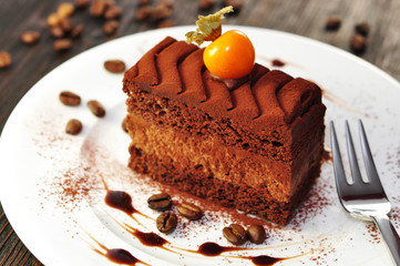 Kaffeebohnen, Torte