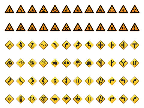 0223 Traffic Information Warning Signs 1