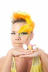 Fototapeta premium Easter girl