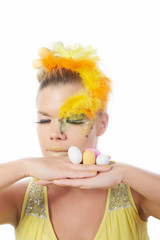 Fototapeta premium Easter girl