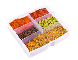 Food for aquarium fish