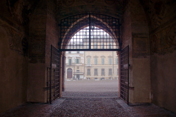 Brama w Palazzo Ducale - obrazy, fototapety, plakaty