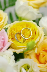 花の中に指輪♪