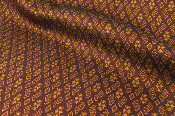 Handmade woven fabrics in thai