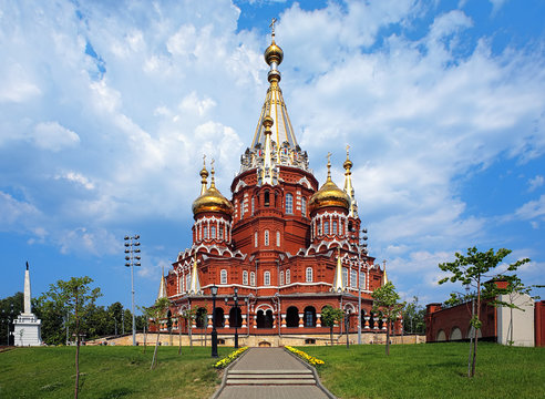 St. Michael cathedral in Izhevsk, Russia