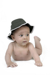 Baby with a hat