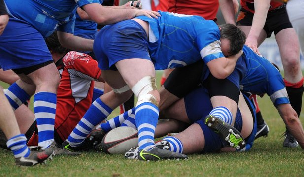 la mélée du rugby