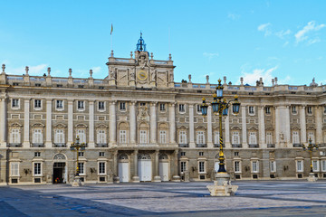 Madrid Royal Palace, Courtyard View, Spain