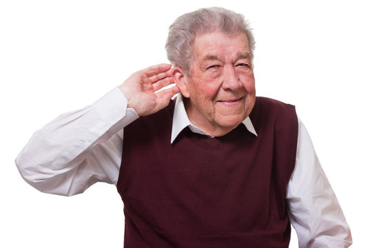 Schwerh&ouml;riger Senior