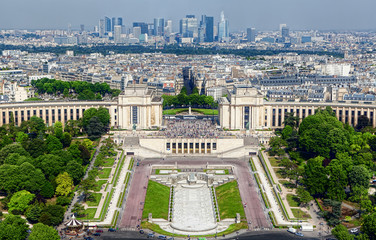 Naklejka premium Paris, view from Eiffel Tower