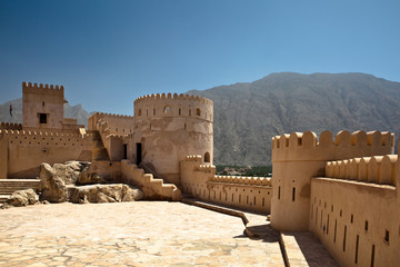 The Nakhl Fort in Al Batinah, Oman