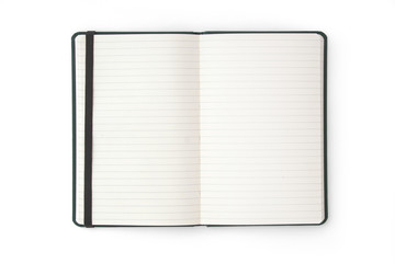 Open blank notebook / phonebook / diary