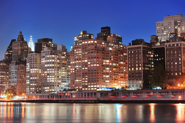 Obraz premium New York City Manhattan midtown skyline
