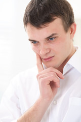 man in stress