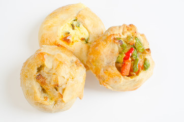 Assorted knishes (Jewish pastry)
