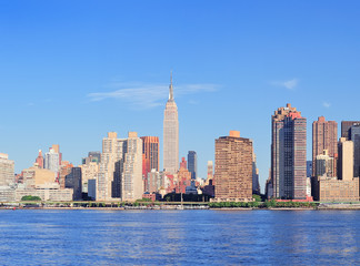 Obraz premium Urban city skyline