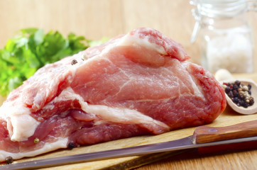 raw meat
