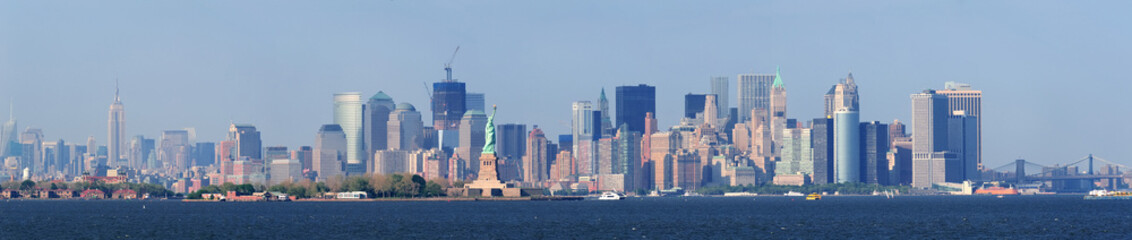 Fototapeta na wymiar New York City Manhattan skyline dolnej
