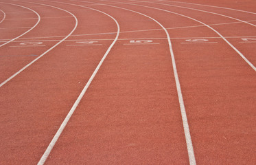 sport running track