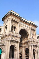 Fototapeta na wymiar Milan, Italy - Galleria Vittorio Emanuele II