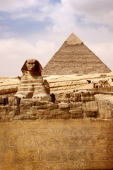Sphinx and the Great Pyramid