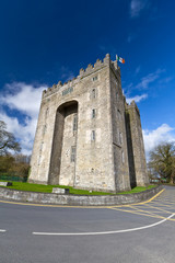 Fototapeta na wymiar Bunratty castle in Co. Clare, Ireland