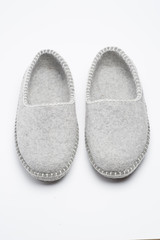 Grey slippers