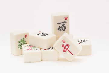 Studio shot of Mahjong pieces - 39121785
