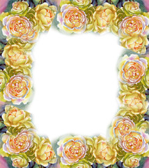 FLORAL BLANK FRAME