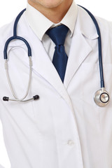 Closeup of a male doctor