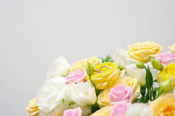バラの生け花