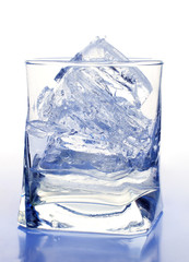 Ice in cup