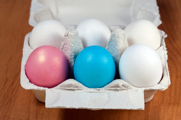 Easter color eggs