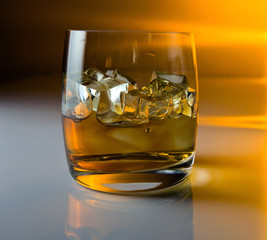 whisky with ice.
