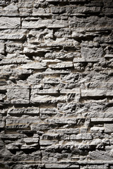 sfondo di muro in pietra grigia