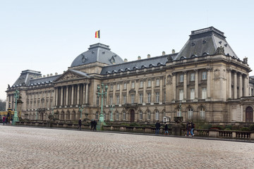 Fototapeta na wymiar Royal palace in Brussels