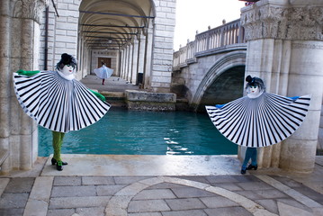 Naklejka premium Mask, carnival of Venice