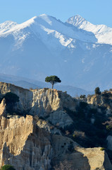 Le Canigou et les Grandes Orgues d'Ille