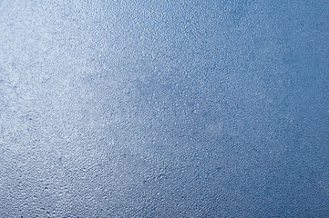 icy pattern on glass